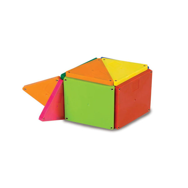 Magna-Tiles Solid Colors set magnetic (100 piese)