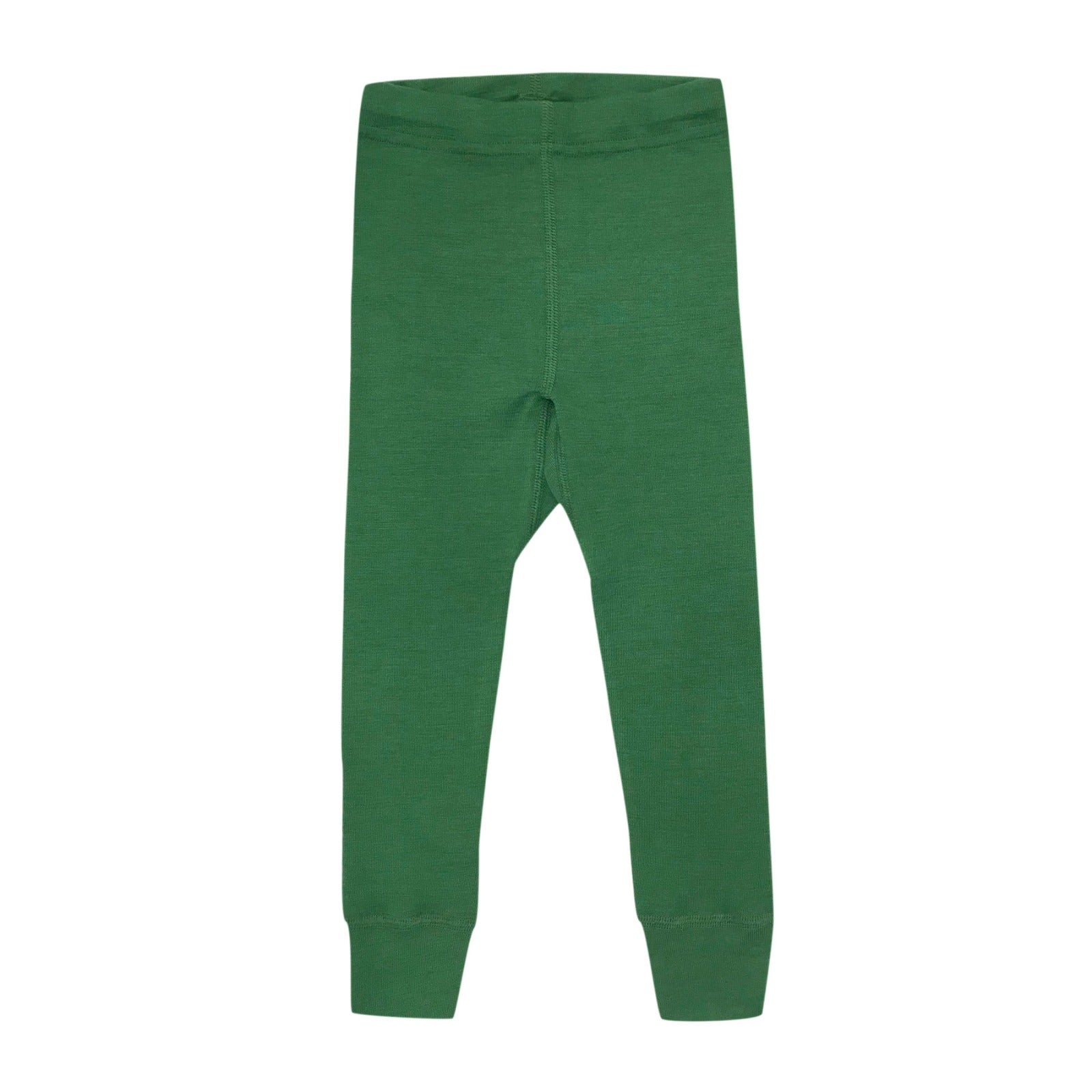 Pantaloni Hocosa of Switzerland din lana merinos organica si matase, verde (marimi mari)